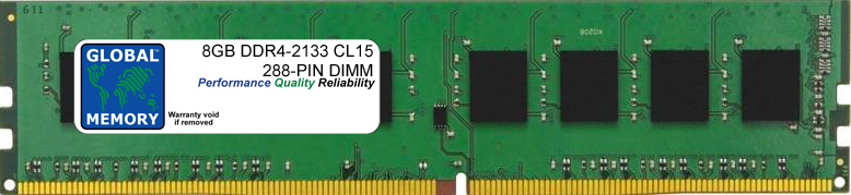 8GB DDR4 2133MHz PC4-17000 288-PIN DIMM MEMORY RAM FOR DELL PC DESKTOPS